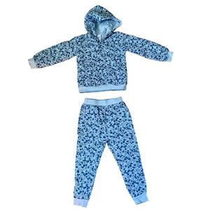 Open Edit Nordstrom Quilted Children’s all over novelty matching Set Size 6 NWT